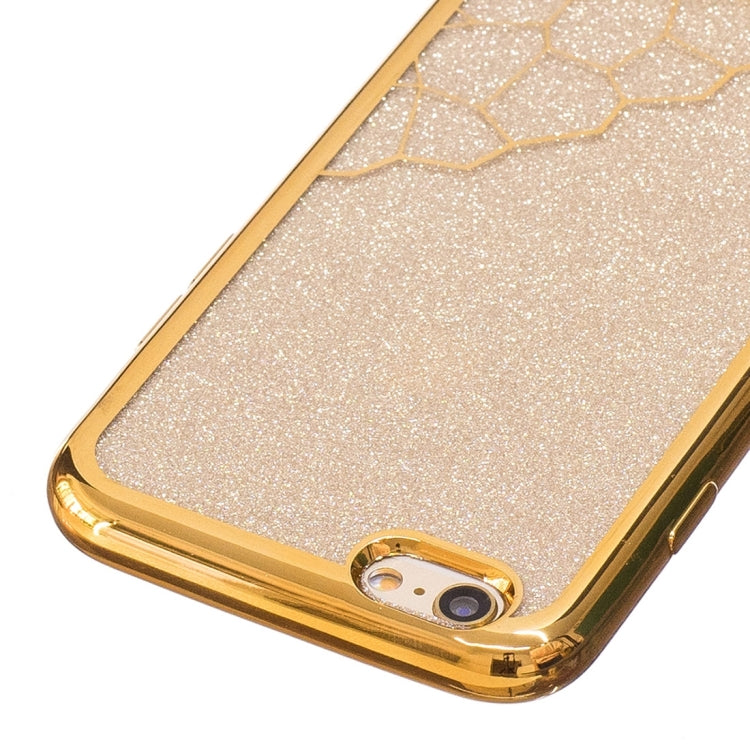 For iPhone 6 & 6s Electroplating Small Cubes TPU Protective Back Cover Case