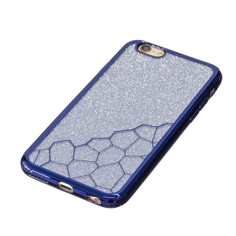 For iPhone 6 & 6s Electroplating Small Cubes TPU Protective Back Cover Case