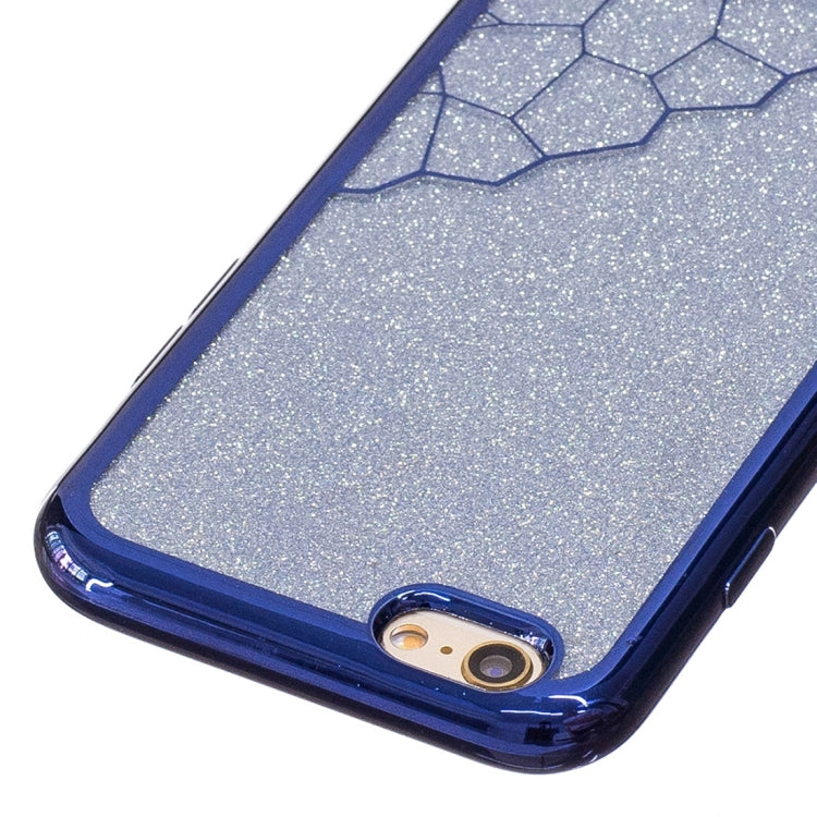 For iPhone 6 & 6s Electroplating Small Cubes TPU Protective Back Cover Case