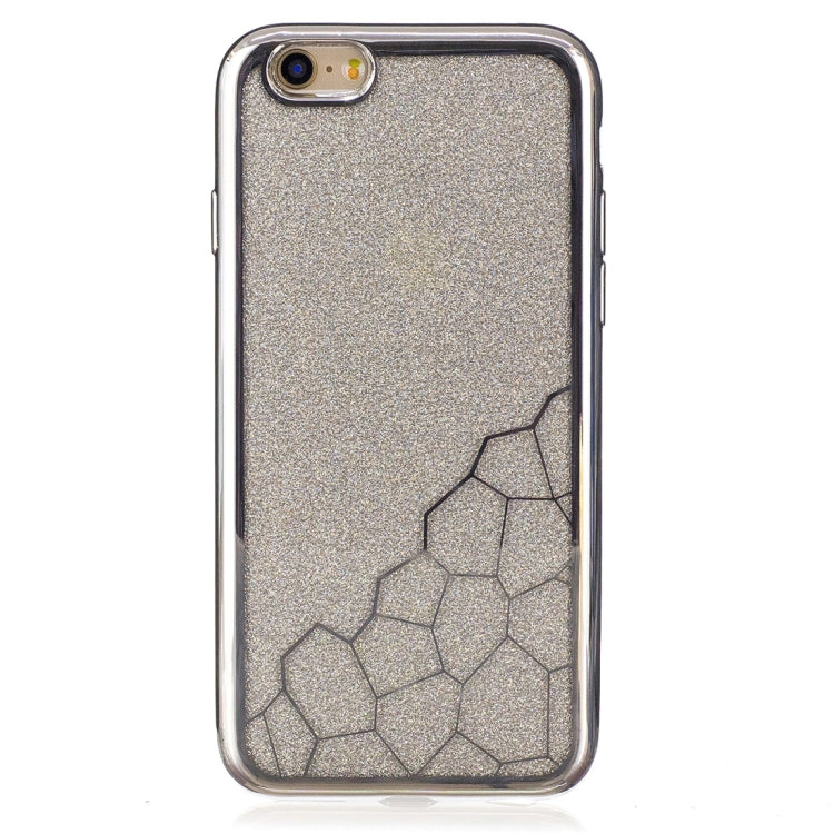 For iPhone 6 & 6s Electroplating Small Cubes TPU Protective Back Cover Case