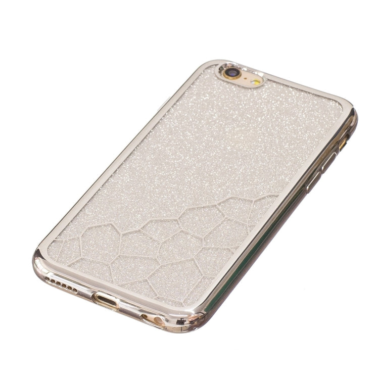For iPhone 6 & 6s Electroplating Small Cubes TPU Protective Back Cover Case