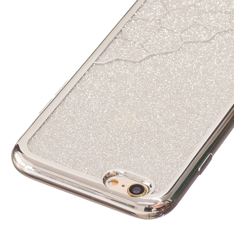 For iPhone 6 & 6s Electroplating Small Cubes TPU Protective Back Cover Case