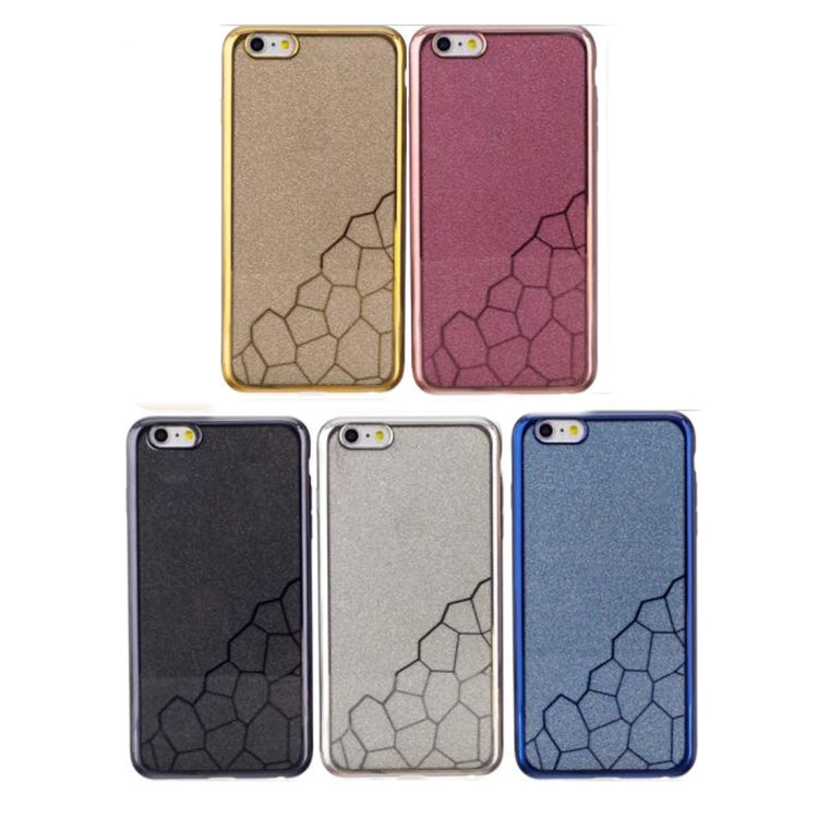 For iPhone 6 & 6s Electroplating Small Cubes TPU Protective Back Cover Case