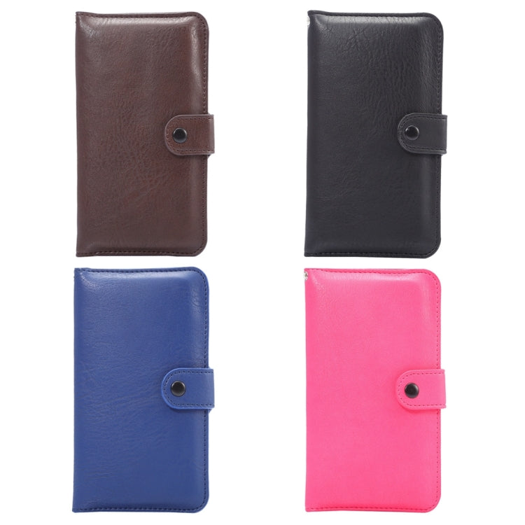 5.3 inch Universal Elephant Skin Texture Carry Case with Wallet & Card Slots for iPhone X / 6 & 6s / 5 & 5S & 5C, Galaxy S7 / S6, etc.