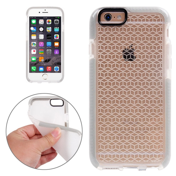 For iPhone 6 & 6s Tridimensional Diamond Pattern TPU Protective Case