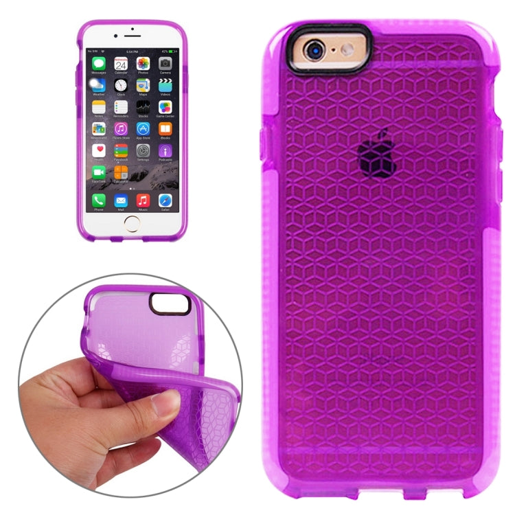 For iPhone 6 & 6s Tridimensional Diamond Pattern TPU Protective Case
