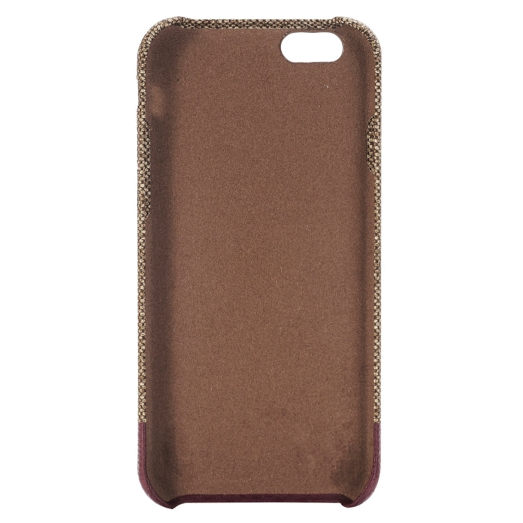 For iPhone 6 & 6s Cross Texture Protective Back Case