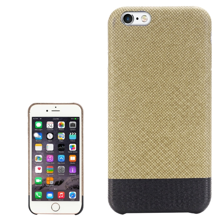 For iPhone 6 & 6s Cross Texture Protective Back Case