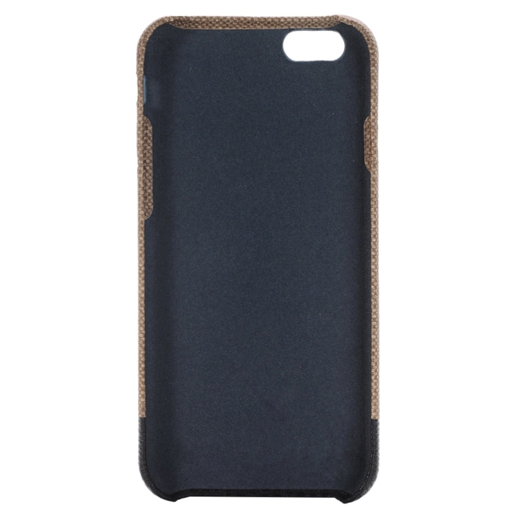 For iPhone 6 & 6s Cross Texture Protective Back Case