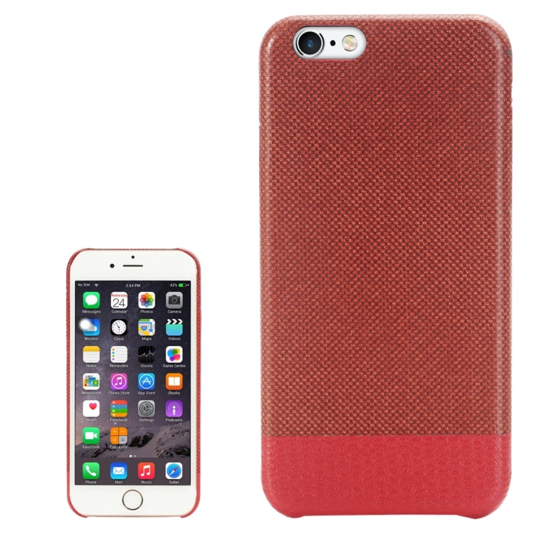 For iPhone 6 & 6s Cross Texture Protective Back Case