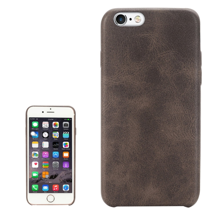 For iPhone 6 & 6s Crazy Horse Texture Protective Back Case