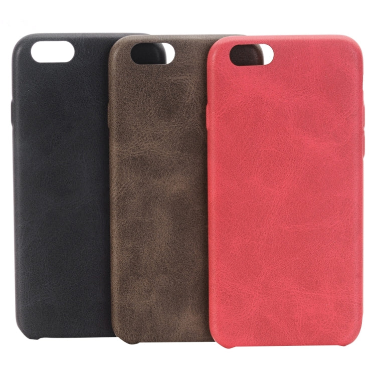 For iPhone 6 & 6s Crazy Horse Texture Protective Back Case