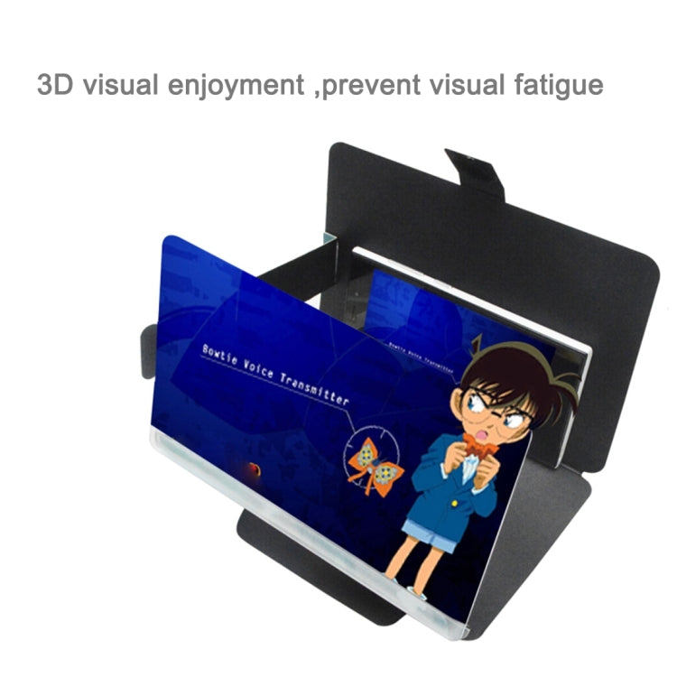 Q7 8.2 inch Screen 3D Enlarged Magnifier with PU Bracket Stand for iPhone 6 & 6s / 6 Plus & 6s Plus, Samsung etc. (Camouflage)