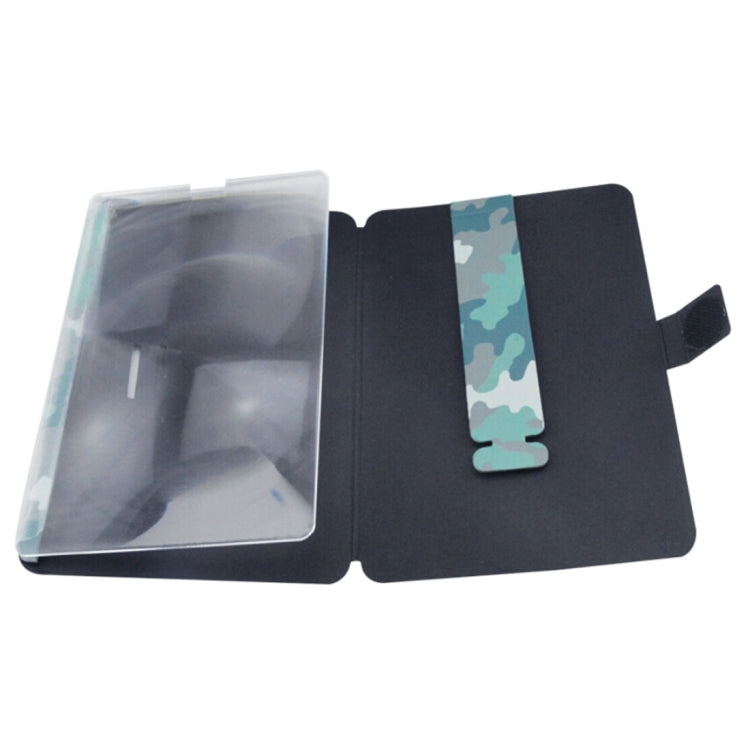 Q7 8.2 inch Screen 3D Enlarged Magnifier with PU Bracket Stand for iPhone 6 & 6s / 6 Plus & 6s Plus, Samsung etc. (Camouflage)