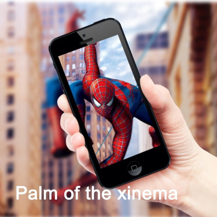 Q7 8.2 inch Screen 3D Enlarged Magnifier with PU Bracket Stand for iPhone 6 & 6s / 6 Plus & 6s Plus, Samsung etc. (Camouflage)