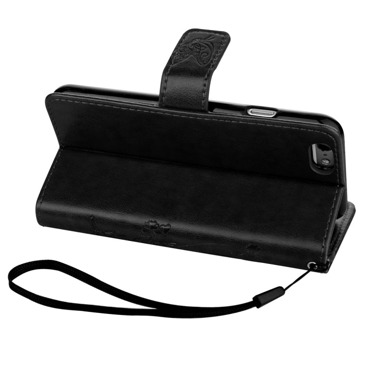 For iPhone 6 & 6s Crazy Horse Texture Printing Horizontal Flip Leather Case with Holder & Card Slots & Wallet & Lanyard