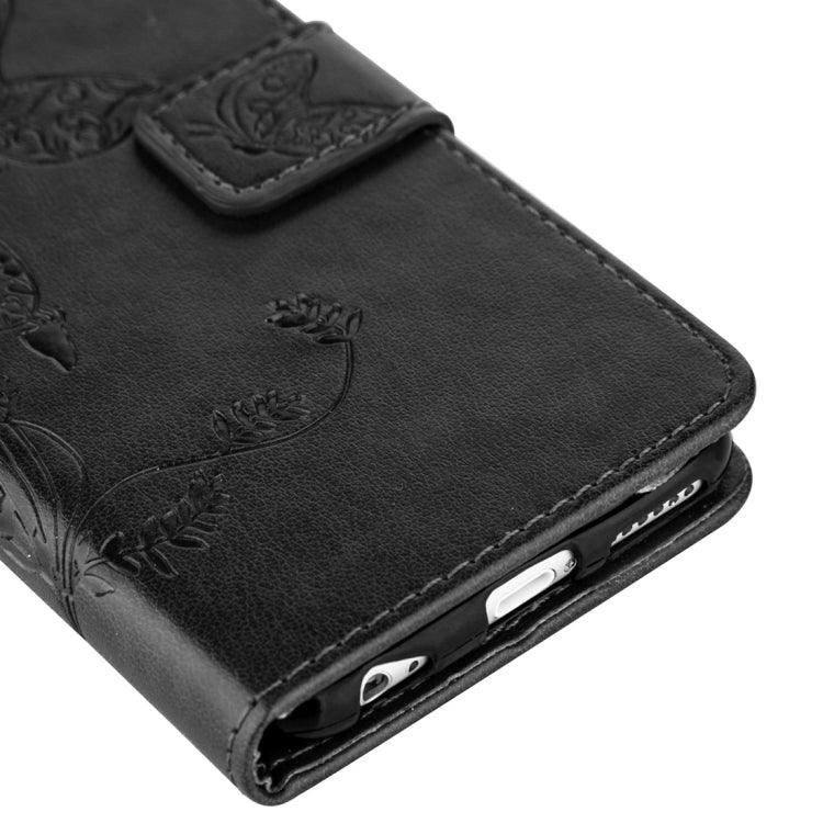 For iPhone 6 & 6s Crazy Horse Texture Printing Horizontal Flip Leather Case with Holder & Card Slots & Wallet & Lanyard