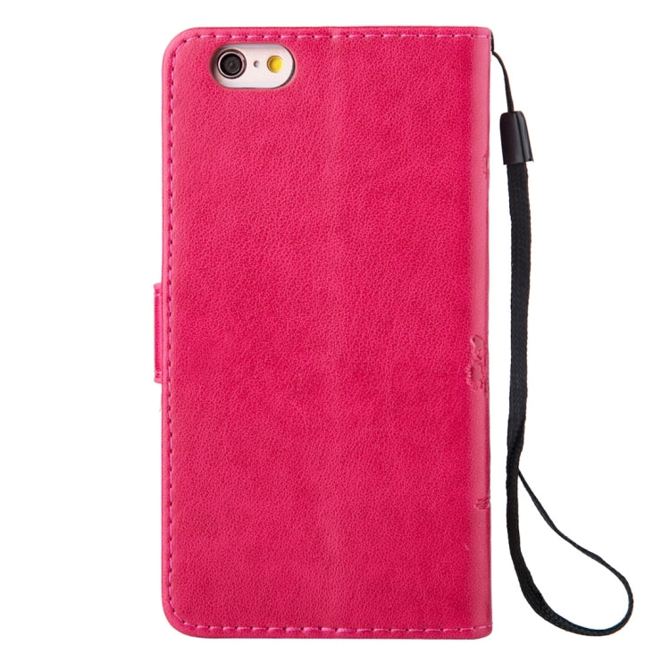 For iPhone 6 & 6s Crazy Horse Texture Printing Horizontal Flip Leather Case with Holder & Card Slots & Wallet & Lanyard