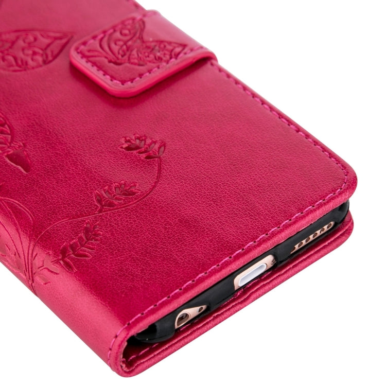 For iPhone 6 & 6s Crazy Horse Texture Printing Horizontal Flip Leather Case with Holder & Card Slots & Wallet & Lanyard