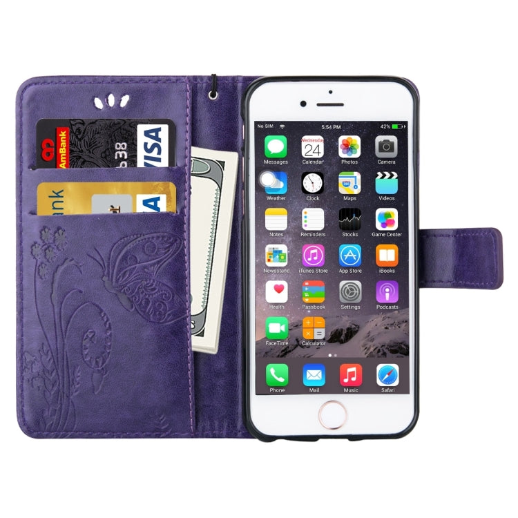 For iPhone 6 & 6s Crazy Horse Texture Printing Horizontal Flip Leather Case with Holder & Card Slots & Wallet & Lanyard