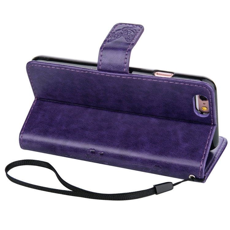 For iPhone 6 & 6s Crazy Horse Texture Printing Horizontal Flip Leather Case with Holder & Card Slots & Wallet & Lanyard