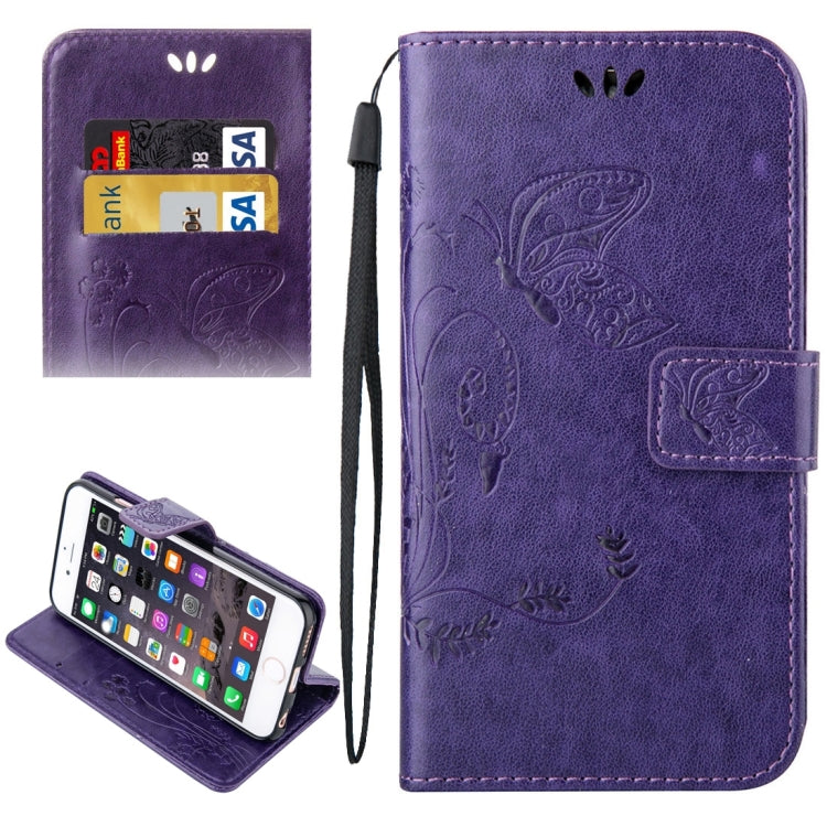 For iPhone 6 & 6s Crazy Horse Texture Printing Horizontal Flip Leather Case with Holder & Card Slots & Wallet & Lanyard