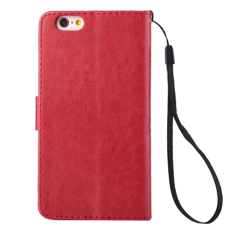 For iPhone 6 & 6s Crazy Horse Texture Printing Horizontal Flip Leather Case with Holder & Card Slots & Wallet & Lanyard