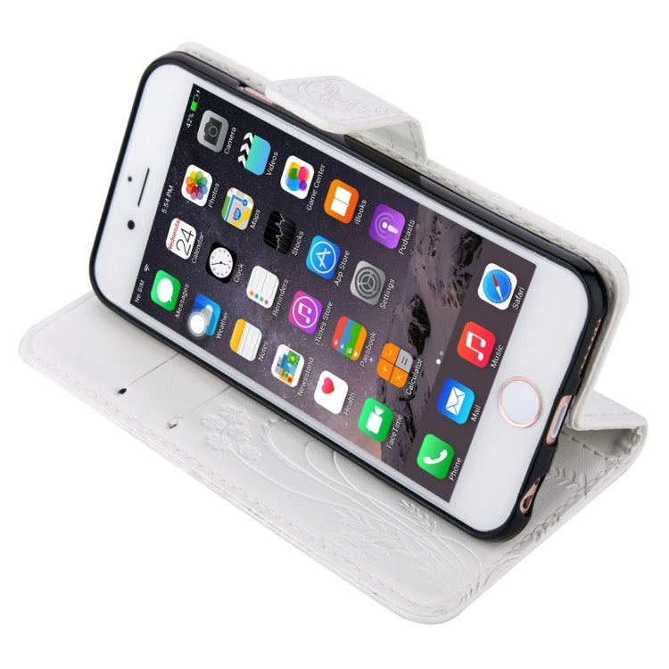For iPhone 6 & 6s Crazy Horse Texture Printing Horizontal Flip Leather Case with Holder & Card Slots & Wallet & Lanyard