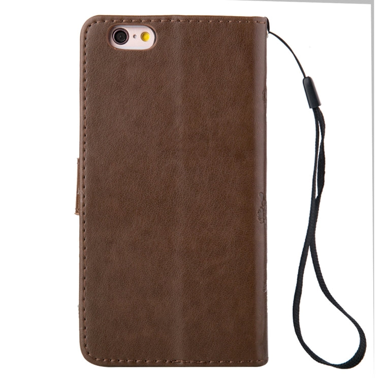 For iPhone 6 & 6s Crazy Horse Texture Printing Horizontal Flip Leather Case with Holder & Card Slots & Wallet & Lanyard