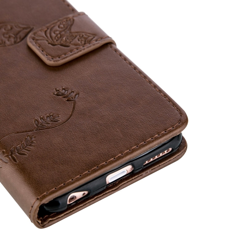 For iPhone 6 & 6s Crazy Horse Texture Printing Horizontal Flip Leather Case with Holder & Card Slots & Wallet & Lanyard