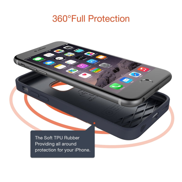 SLiCOO Nature Series for iPhone 6 & 6s Rose Wood + TPU Protective Case(Coffee)