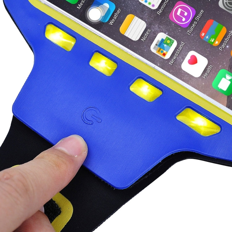 For iPhone 6 & 6s Single Buckle Sport Armband Case with LED