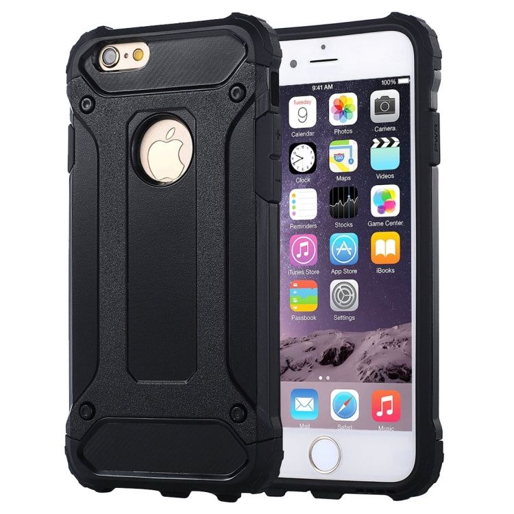 For iPhone 6 & 6s Steel Armor TPU + PC Combination Case