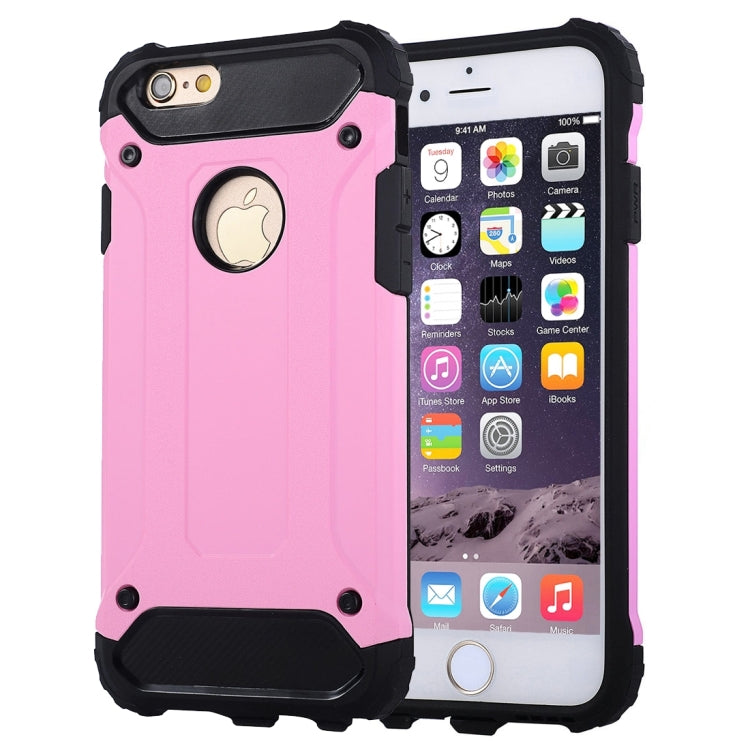 For iPhone 6 & 6s Steel Armor TPU + PC Combination Case