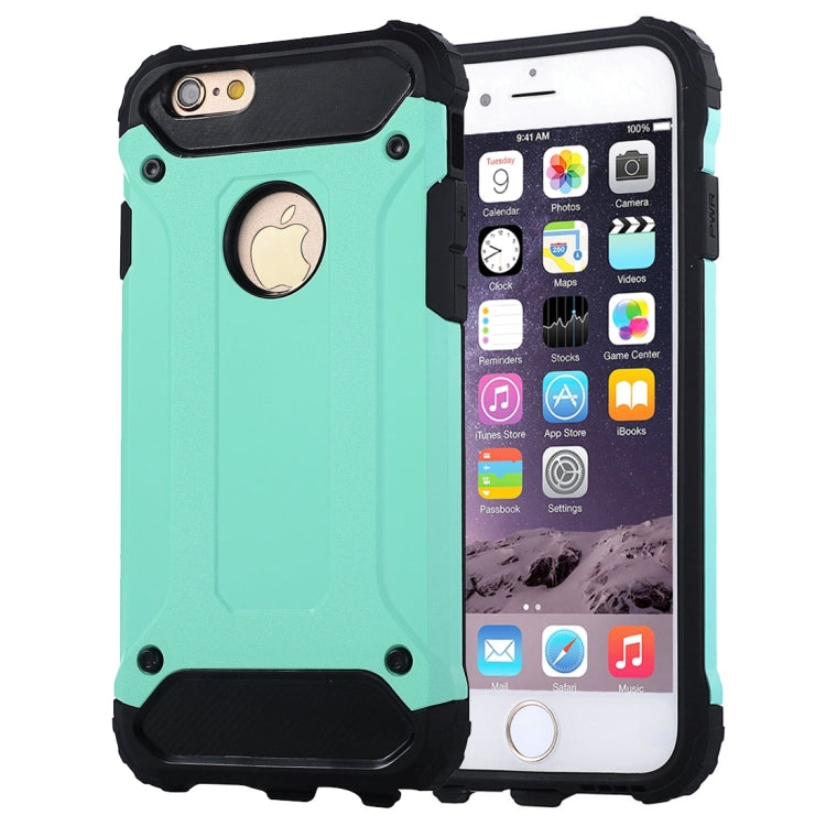 For iPhone 6 & 6s Steel Armor TPU + PC Combination Case