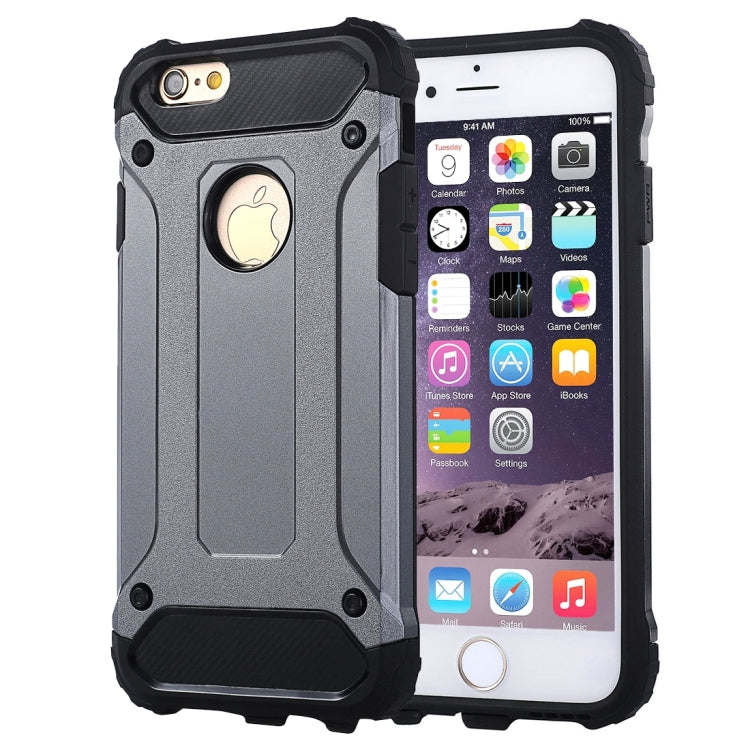 For iPhone 6 & 6s Steel Armor TPU + PC Combination Case