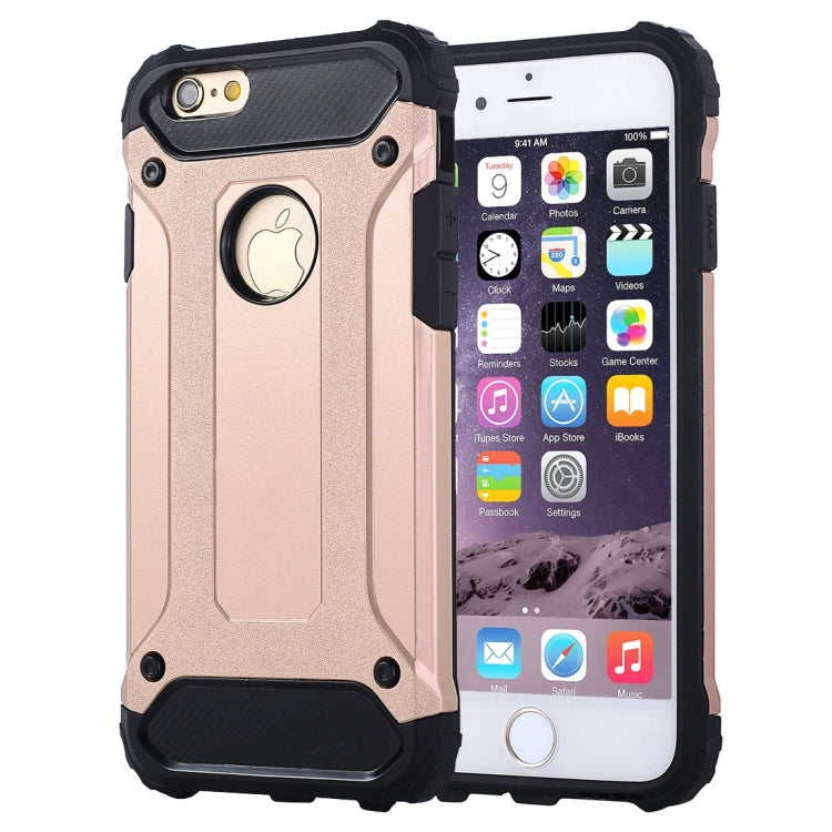 For iPhone 6 & 6s Steel Armor TPU + PC Combination Case