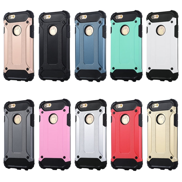 For iPhone 6 & 6s Steel Armor TPU + PC Combination Case