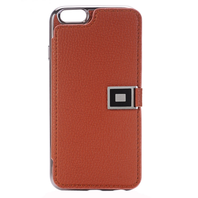 For iPhone 6 & 6s Litchi Texture Horizontal Flip Leather Case with Holder & Card Slots