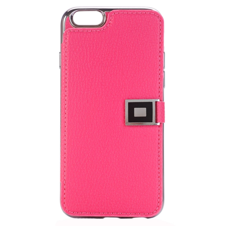 For iPhone 6 & 6s Litchi Texture Horizontal Flip Leather Case with Holder & Card Slots