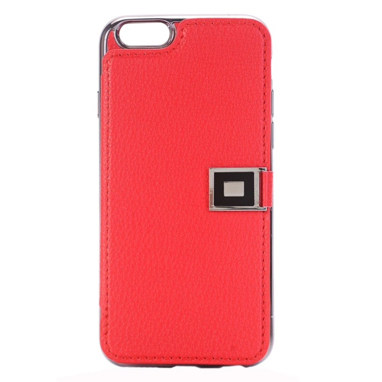 For iPhone 6 & 6s Litchi Texture Horizontal Flip Leather Case with Holder & Card Slots