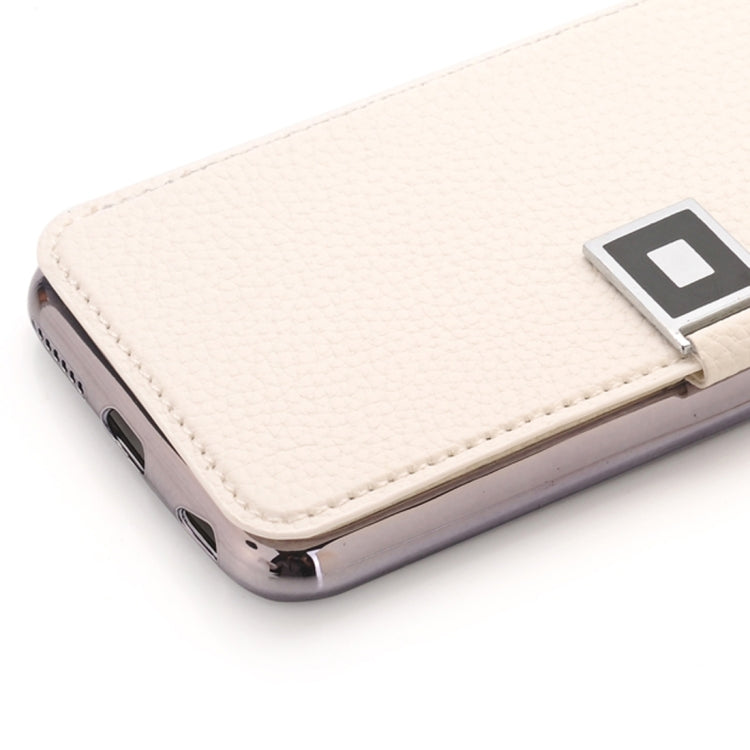 For iPhone 6 & 6s Litchi Texture Horizontal Flip Leather Case with Holder & Card Slots