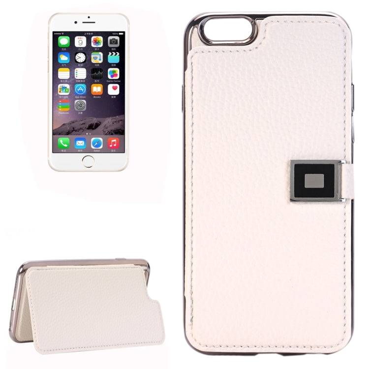 For iPhone 6 & 6s Litchi Texture Horizontal Flip Leather Case with Holder & Card Slots