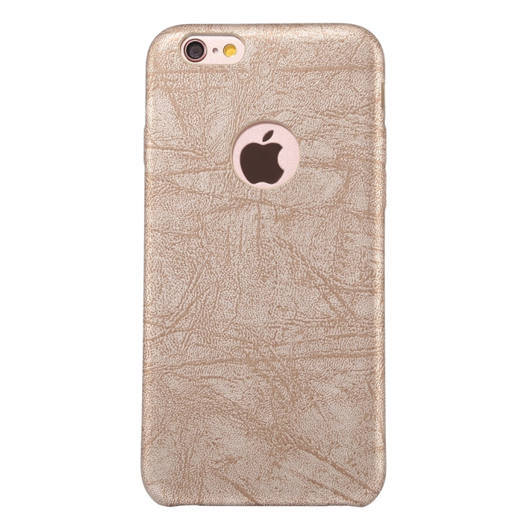 For iPhone 6 & 6s Ultra-thin Stone Texture PU Leather Back Cover Case