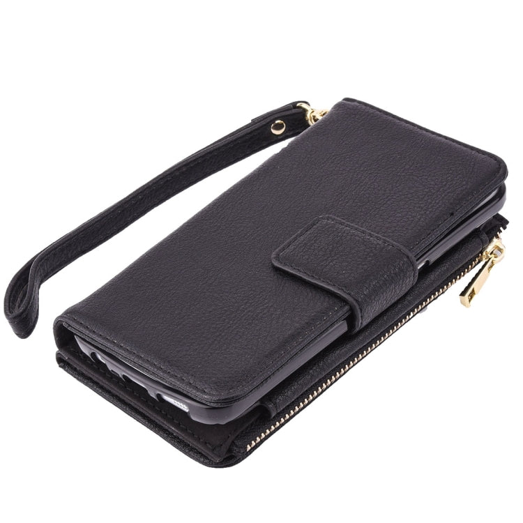 For iPhone 6 & 6s Business Wallet Style Horizontal Flip Leather Case with Photo Frame & Holder & Card Slots & Lanyard