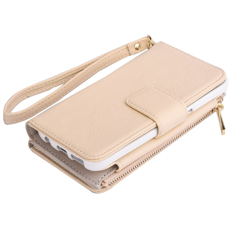 For iPhone 6 & 6s Business Wallet Style Horizontal Flip Leather Case with Photo Frame & Holder & Card Slots & Lanyard