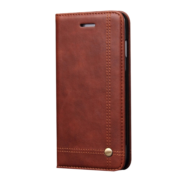 For iPhone 6 & 6s Retro Crazy Horse Texture Magnetic Adsorption Horizontal Flip Leather Case with Card Slot & Holder & Wallet