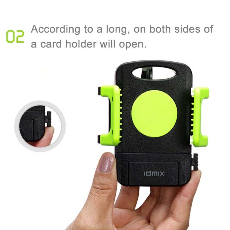 IDMIX M03 360 Degree Rotation Bicycle Phone Holder for iPhone 6 & Plus / iPhone 5 & 5C & 5S / iPhone 4 & 4S, Clip Size: 0mm-50mm