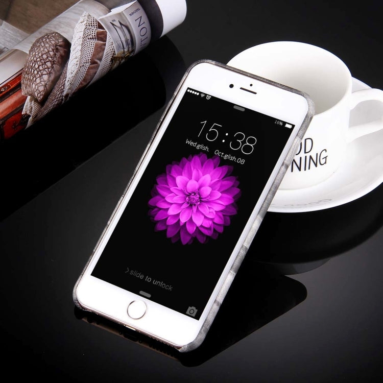 For iPhone 6 & 6s Locust Paste Skin Pattern Protective PU Leather Case