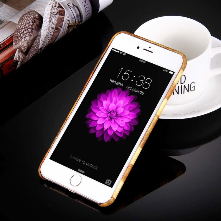 For iPhone 6 & 6s Locust Paste Skin Pattern Protective PU Leather Case